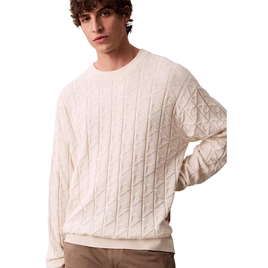 Calvin Klein Jeans — Men’s white sweater — view 4