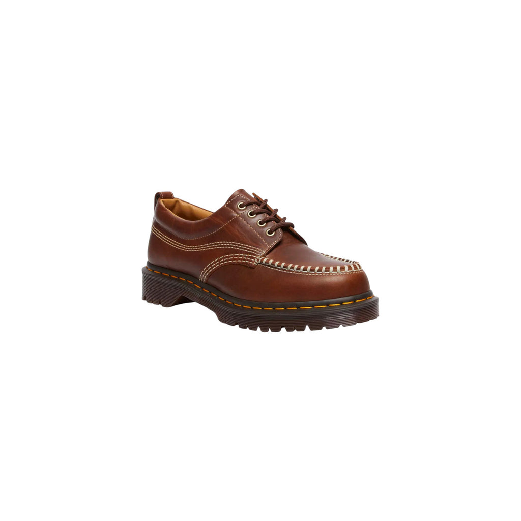 Dr. Martens — Men's Brown Leather Lowell Shoes — view 2