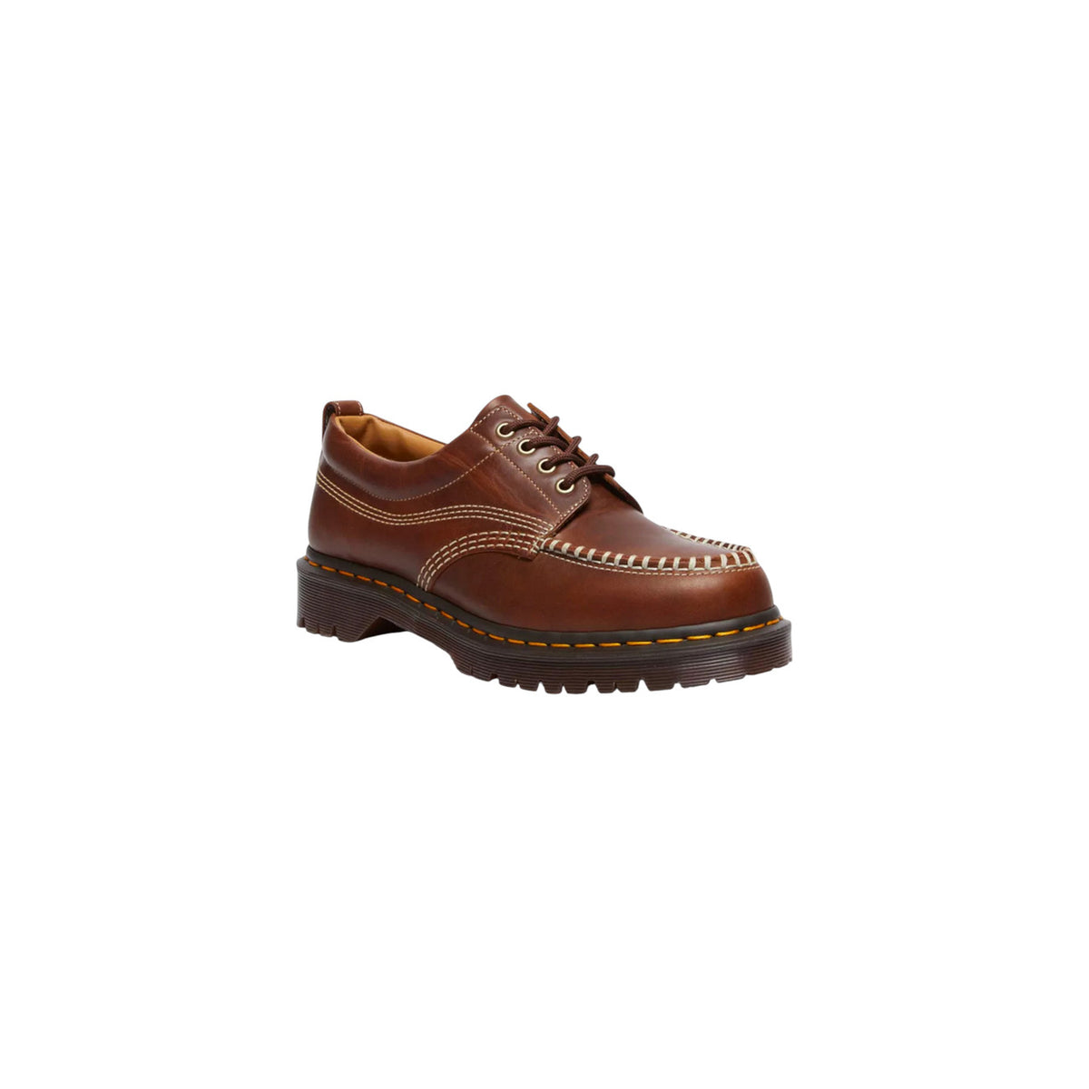 Dr. Martens — Men's Brown Leather Lowell Shoes — view 2