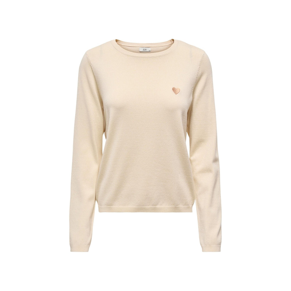 Jacqueline de Yong — Damen-Rundhalspullover 15363326 beige — Ansicht 4