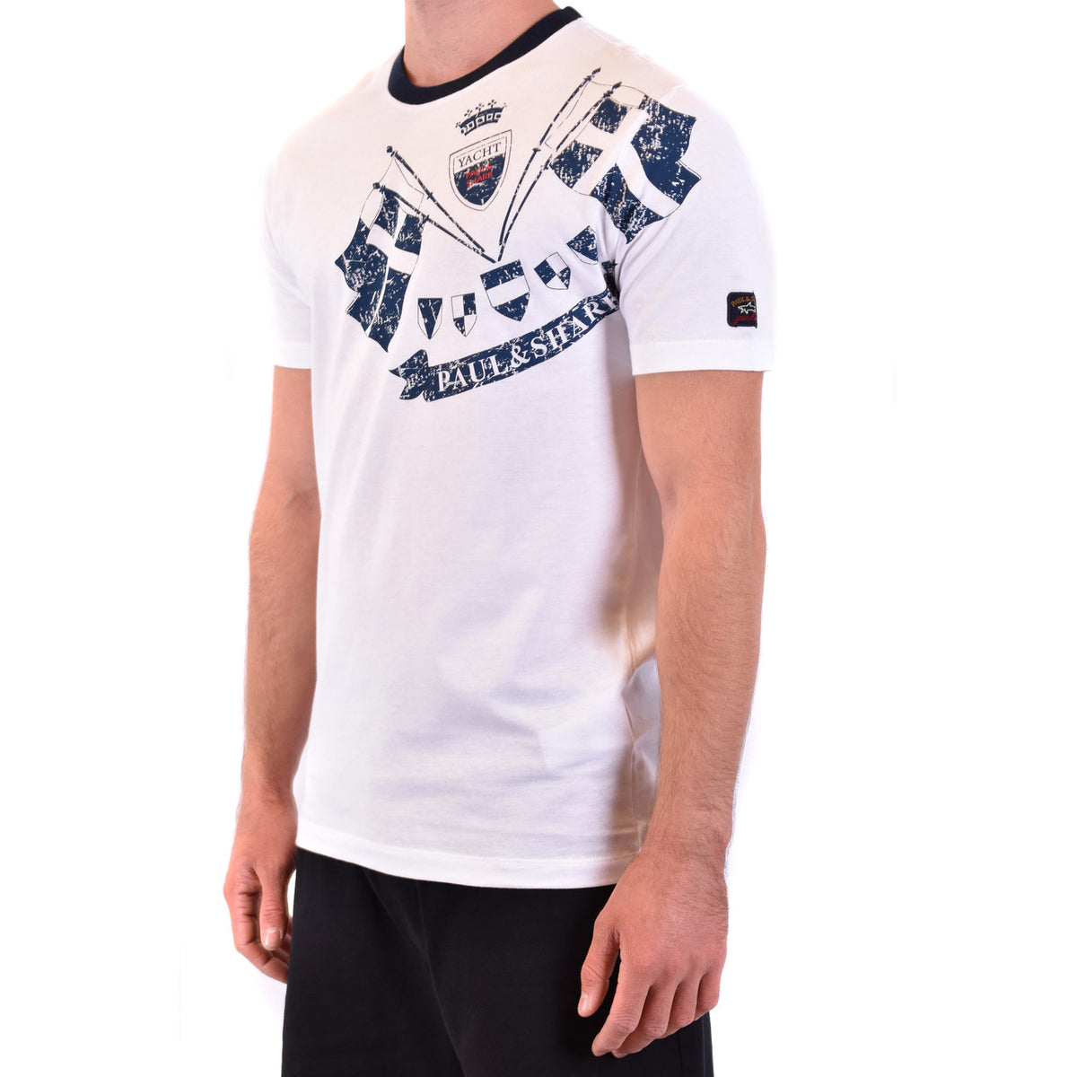 Paul&shark — T-shirt B_42078 blanc homme — vue 3