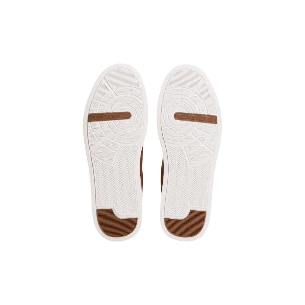 Tommy Hilfiger — Baskets beiges en daim homme — vue 5