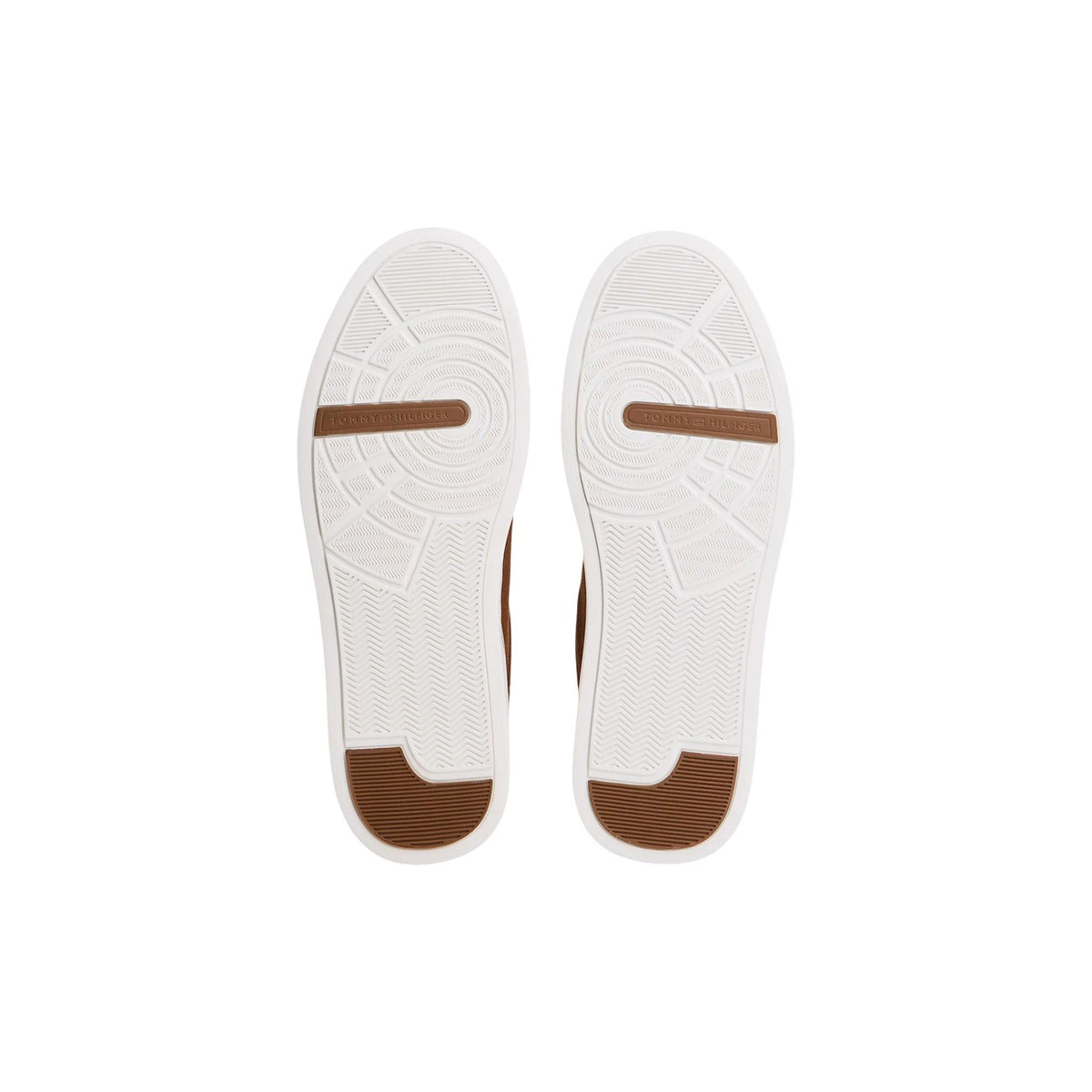 Tommy Hilfiger — Baskets beiges en daim homme — vue 5