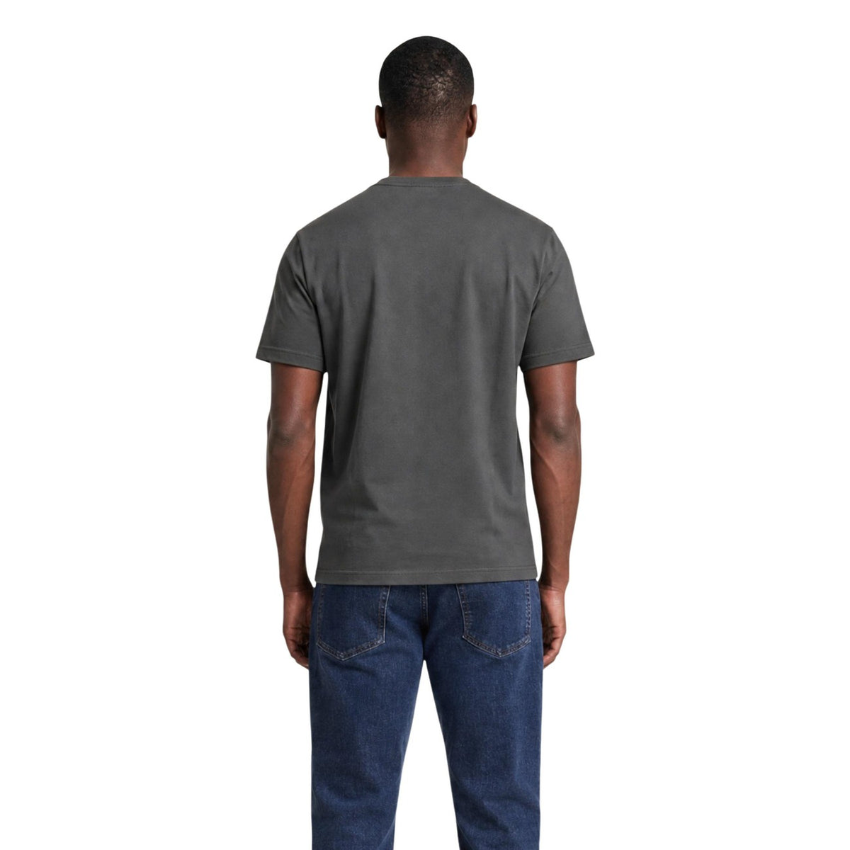 Armani Exchange — T-shirt en coton gris homme — vue 4