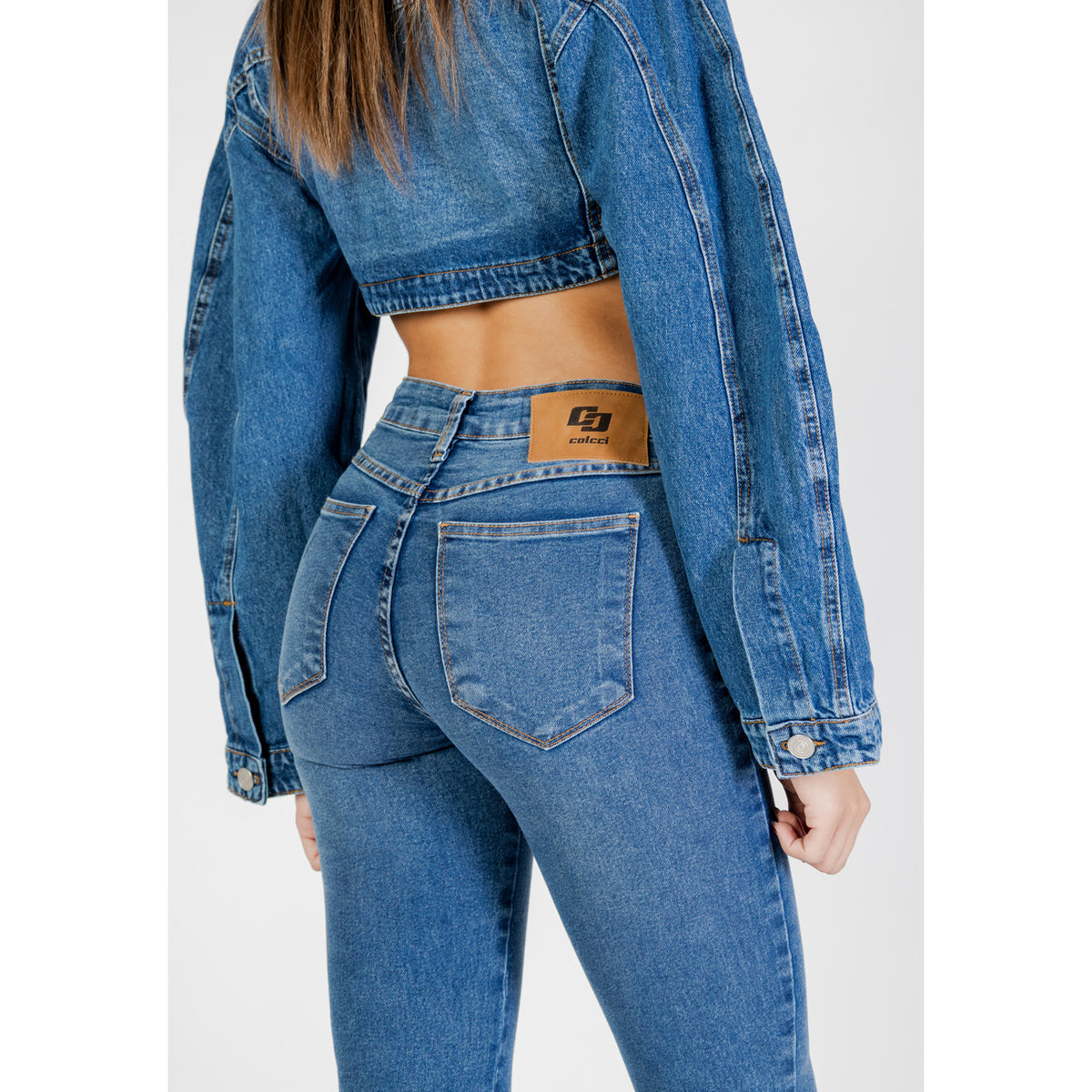 Colcci — Jean bleu femme — vue 5
