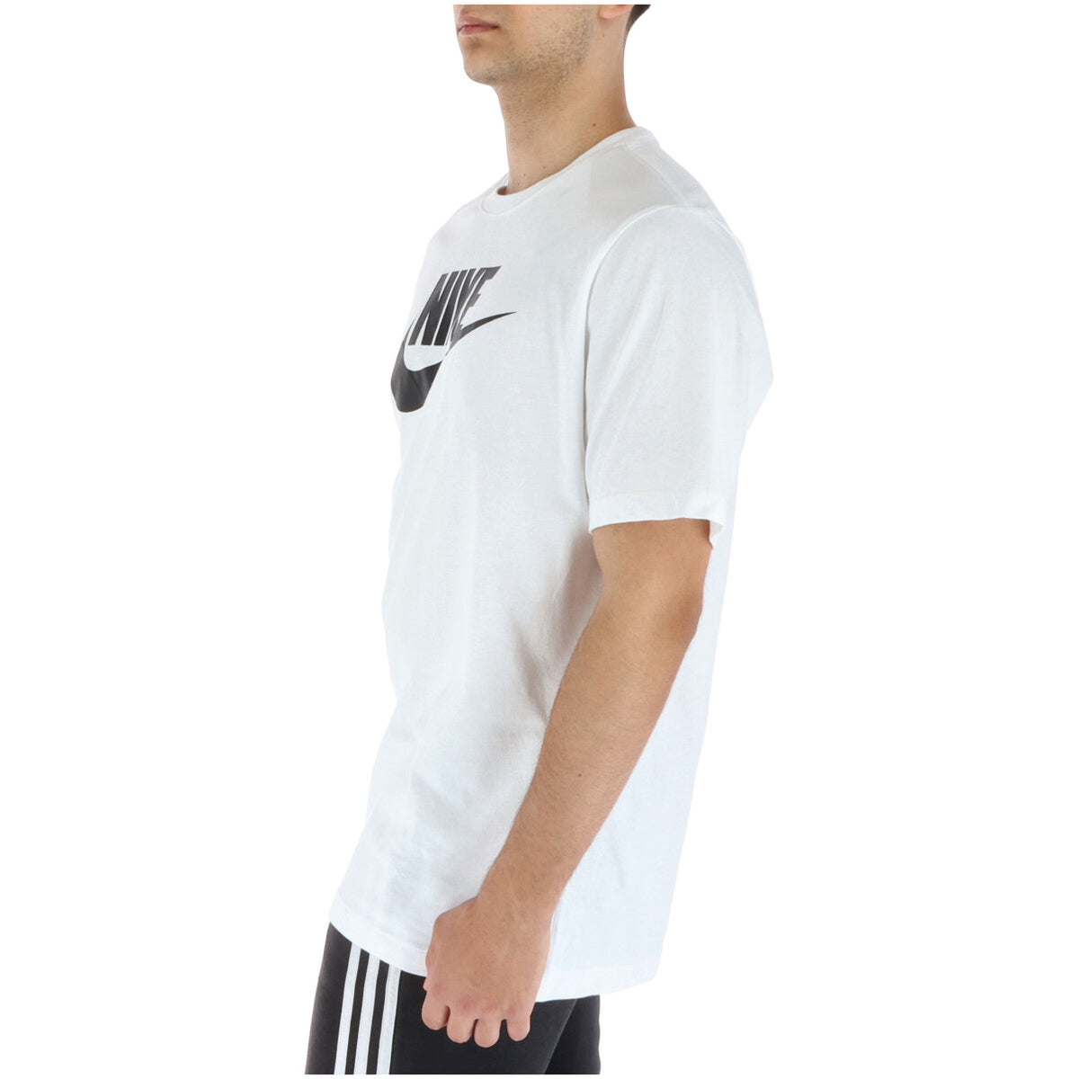 Nike — T-shirt réf. AR5004 blanc homme — vue 3