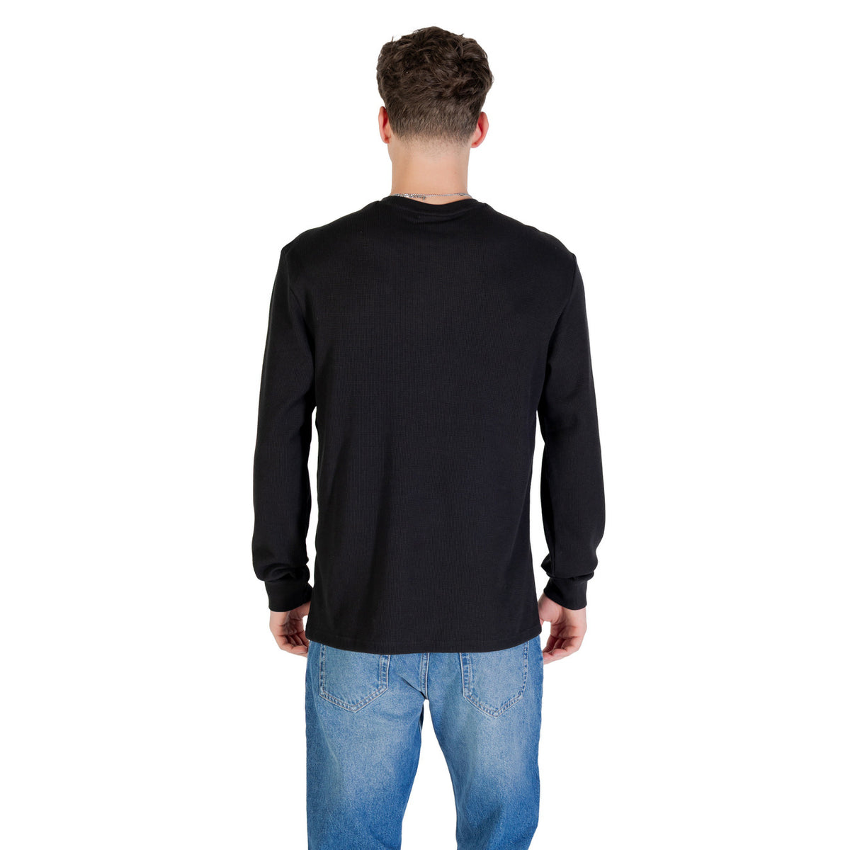 Calvin Klein Jeans — Pull LV040EM217 noir homme — vue 2
