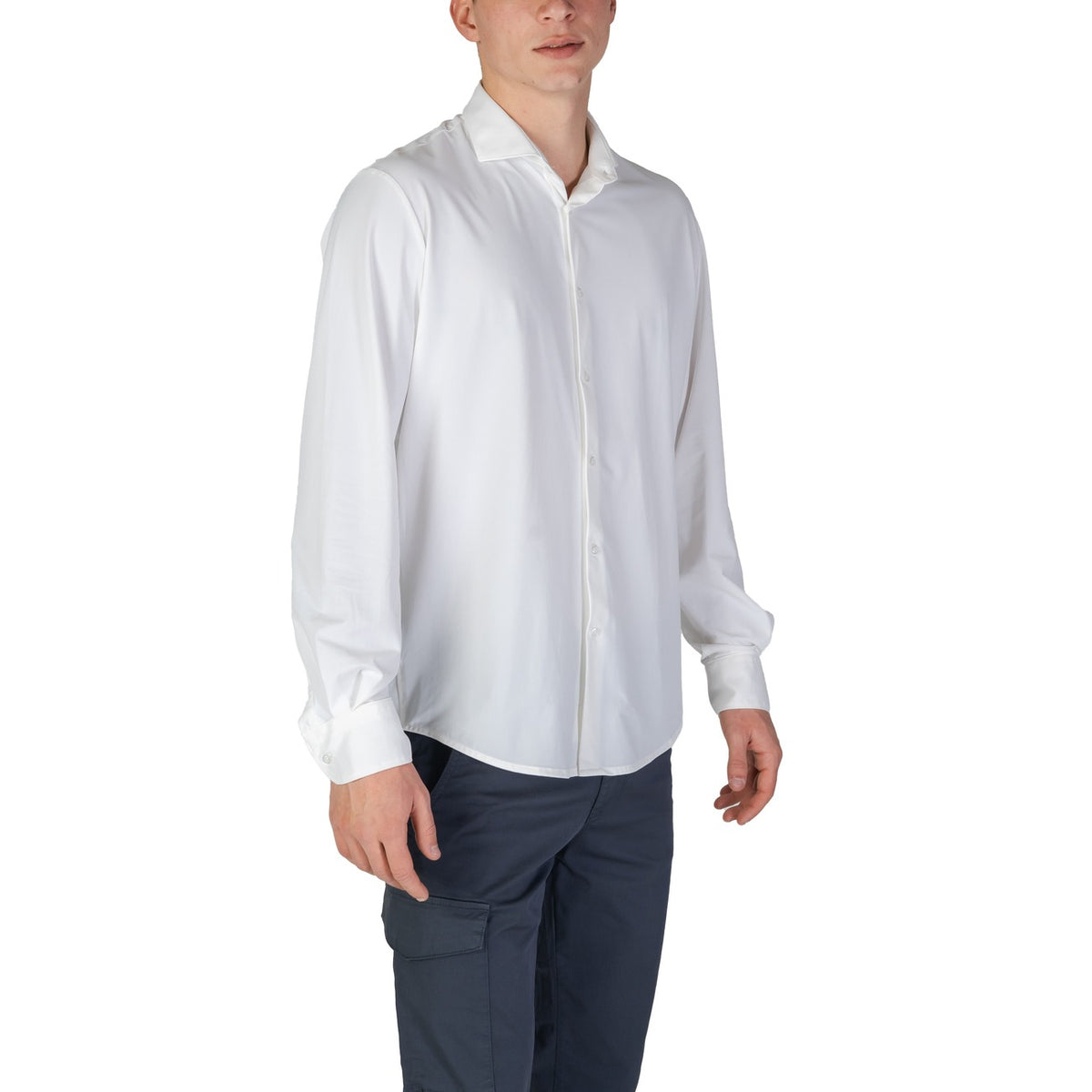 Fashion Brand — Chemise blanc homme — vue 4