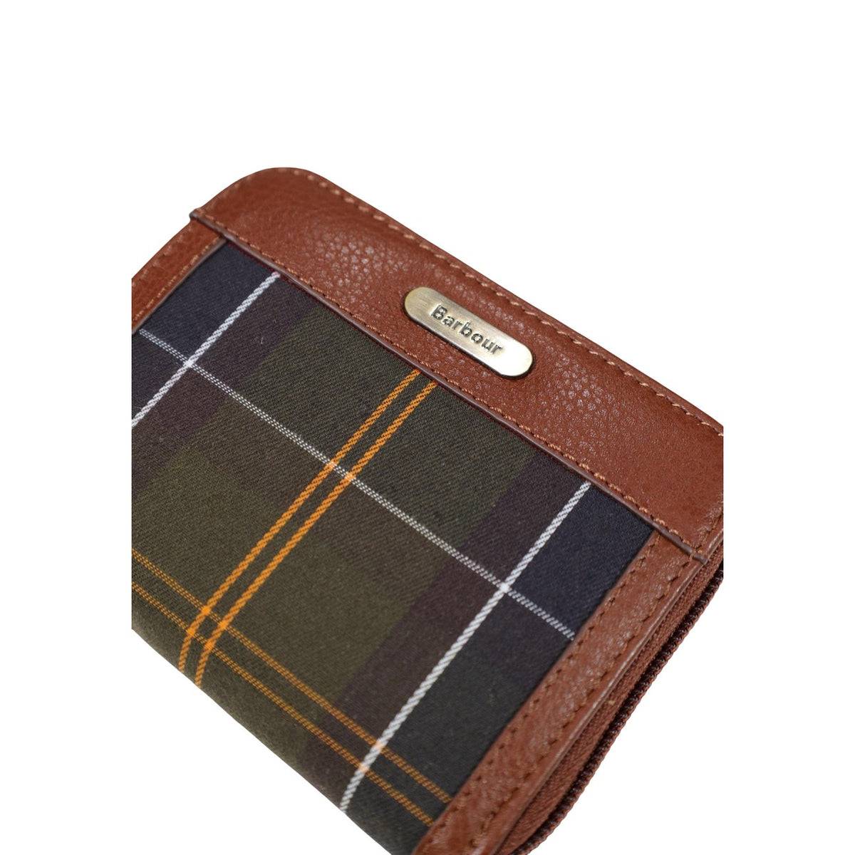 Barbour — Women's Brown Mini Daphne Tartan Wallet — view 3