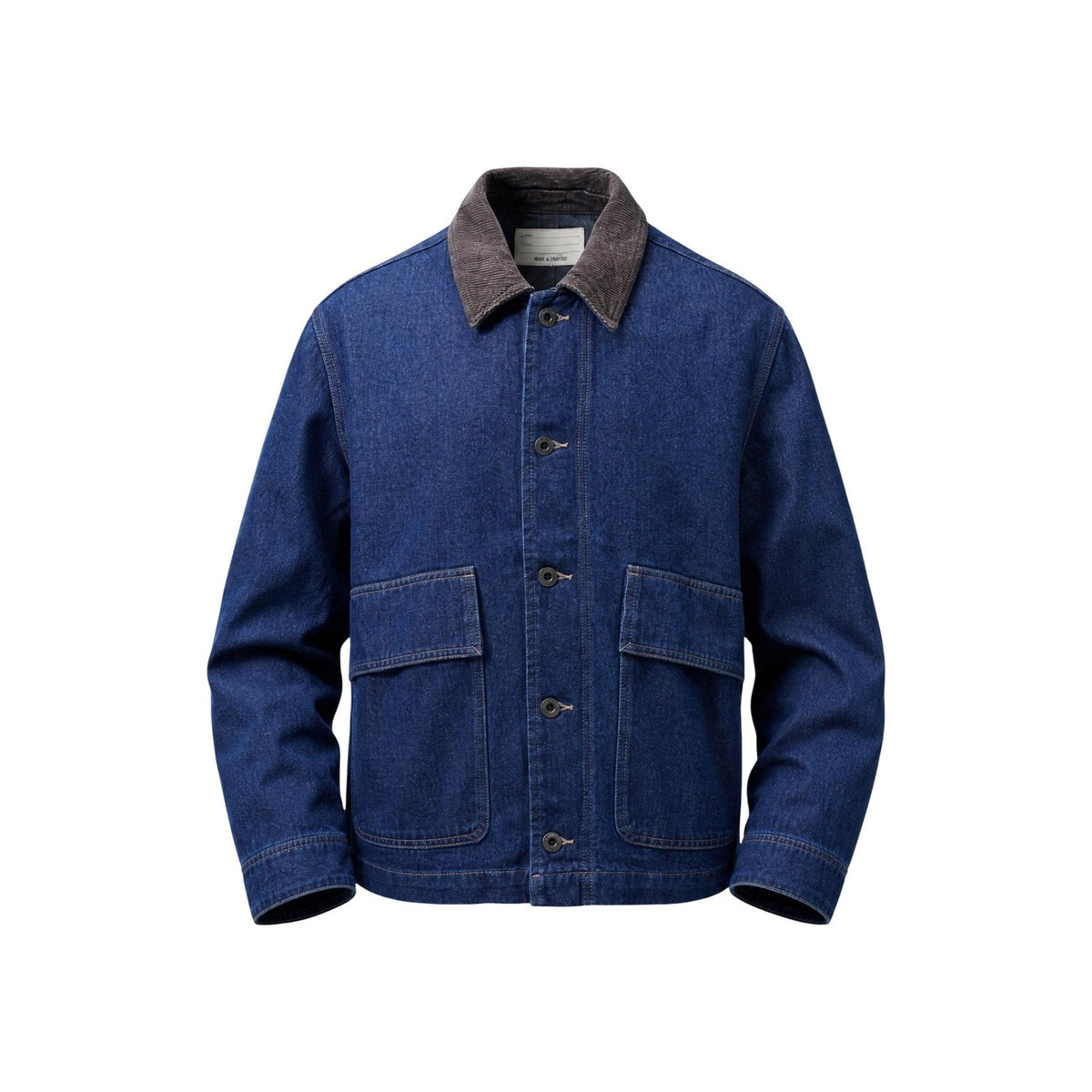 Only & Sons — Veste Kaizen bleu homme — vue 2