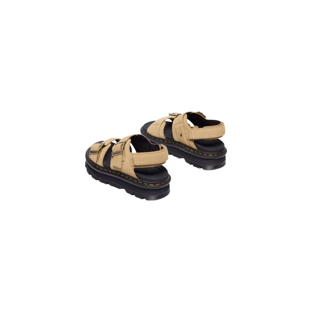 Dr. Martens — Zebzag Sandalen aus beigem Leder für Damen — Ansicht 2
