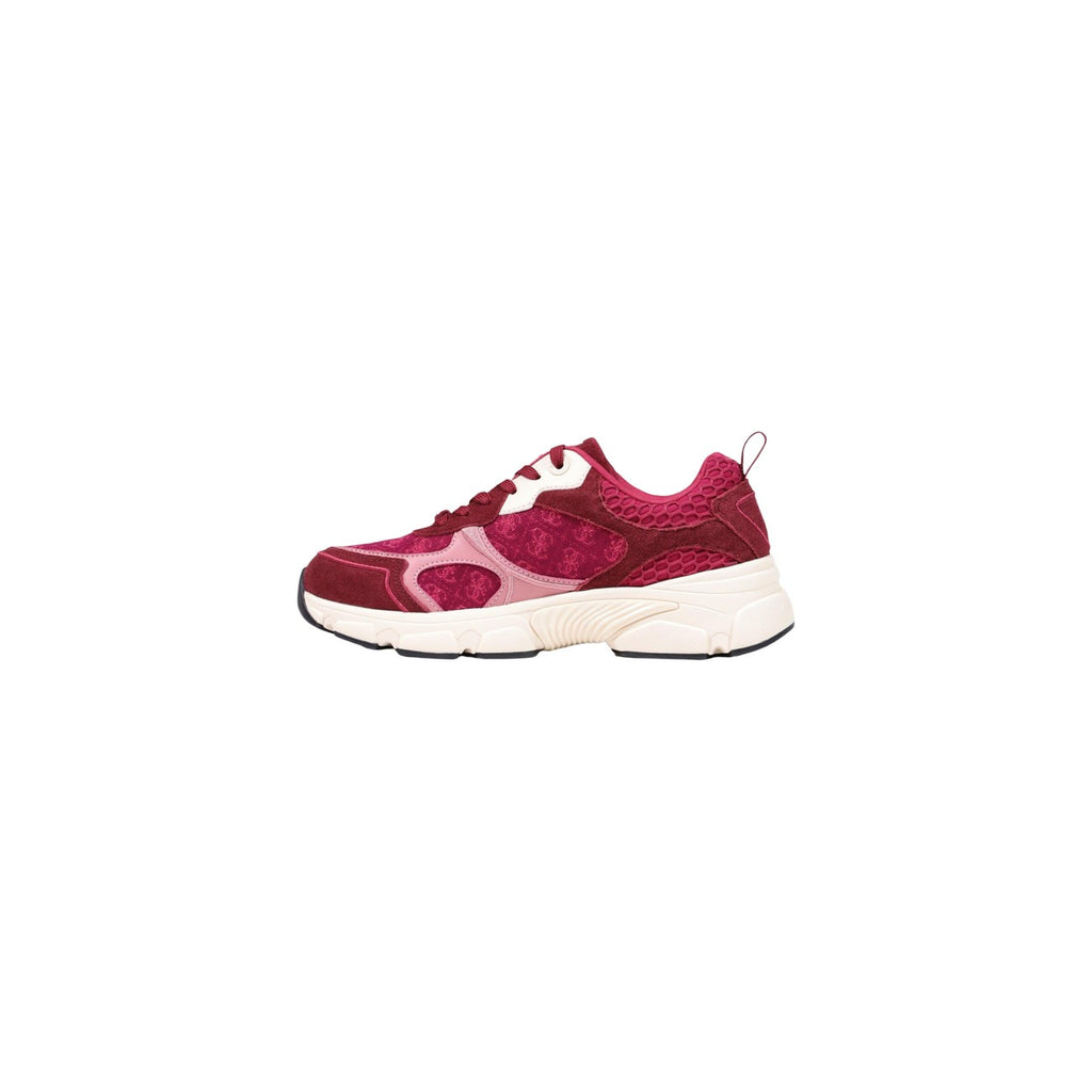 Guess — Baskets Indye2 femme - coloris bordeaux — vue 3