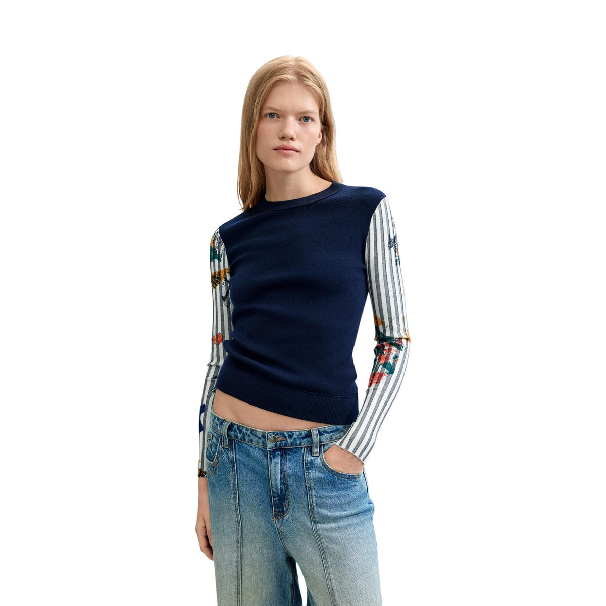 Desigual — Pull Marino bleu femme