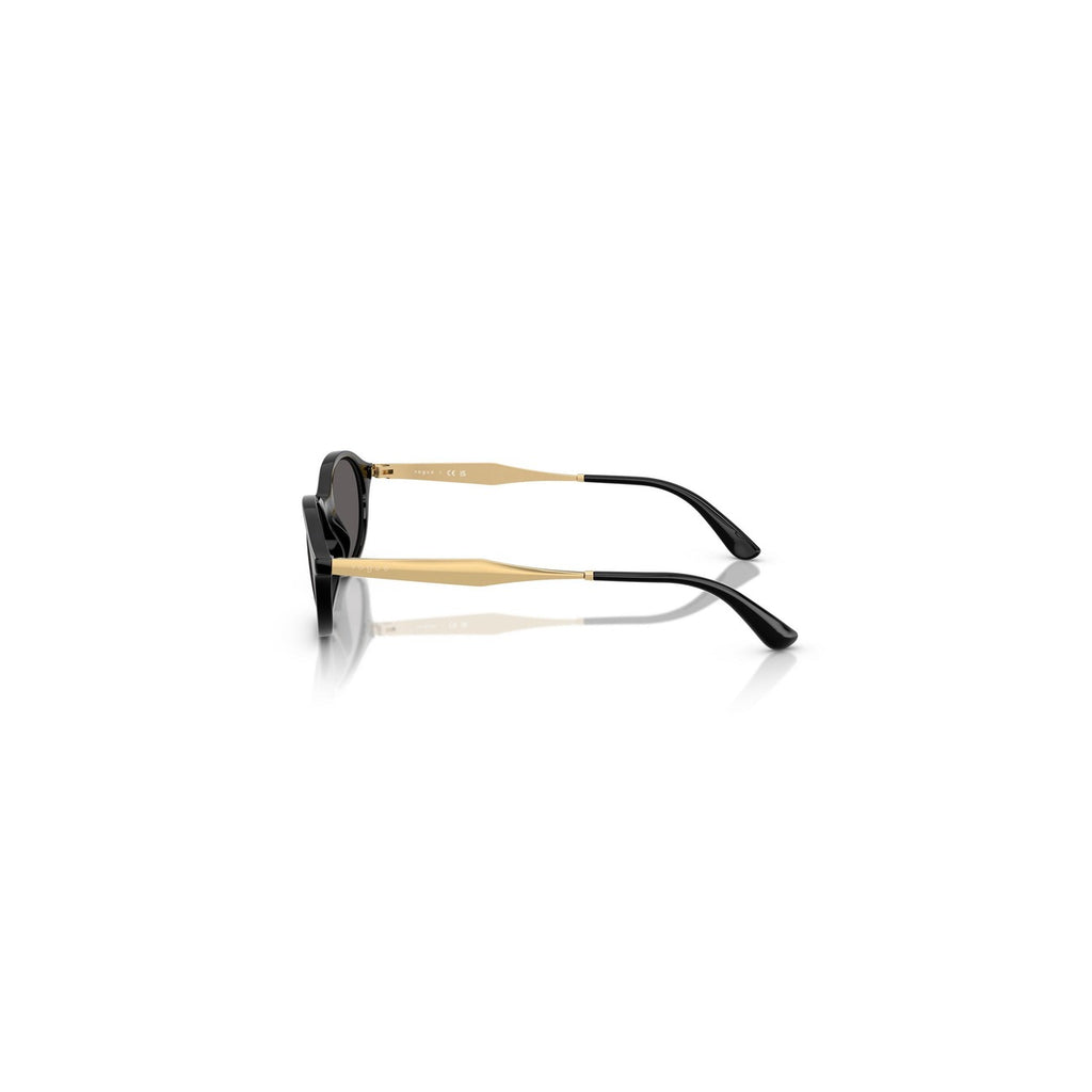 Vogue Eyewear — Ronde zonnebril van zwart metaal voor dames — afbeelding 3