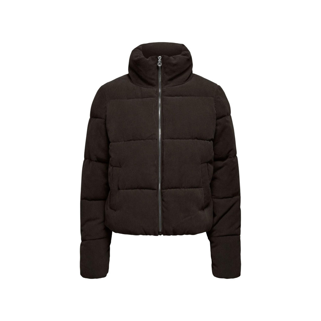 Only — Doudoune en velours côtelé ONLNEWDOLLY marron femme — vue 3