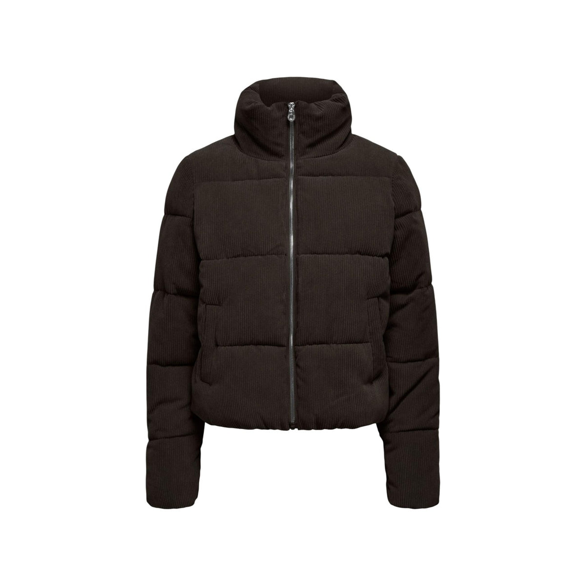 Only — Doudoune en velours côtelé ONLNEWDOLLY marron femme — vue 3