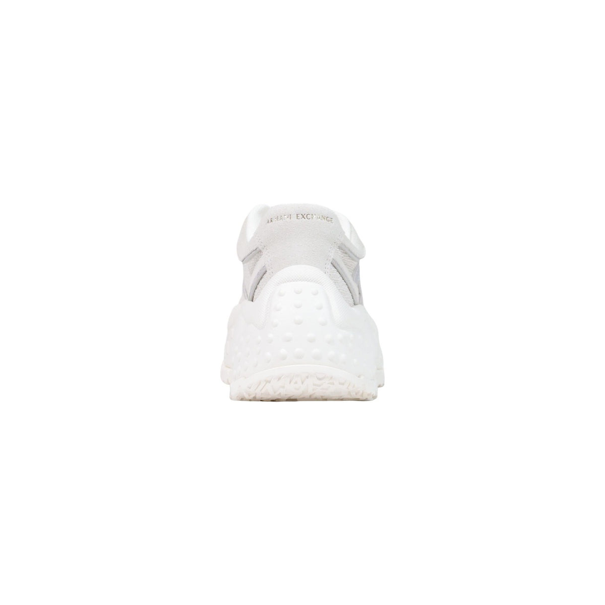 Armani Exchange — Baskets en cuir blanches femme — vue 4