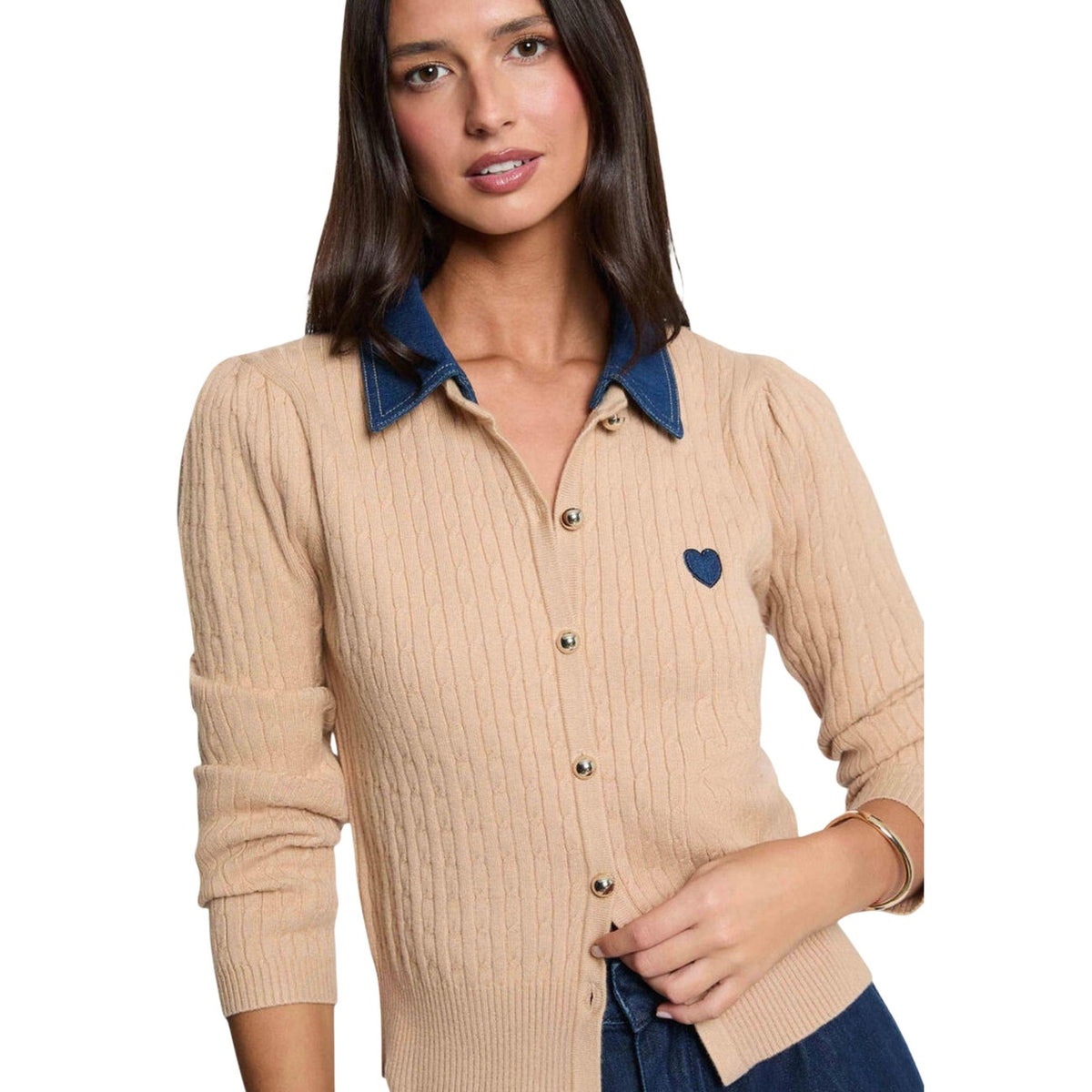 Morgan — Women’s beige sweater — view 5