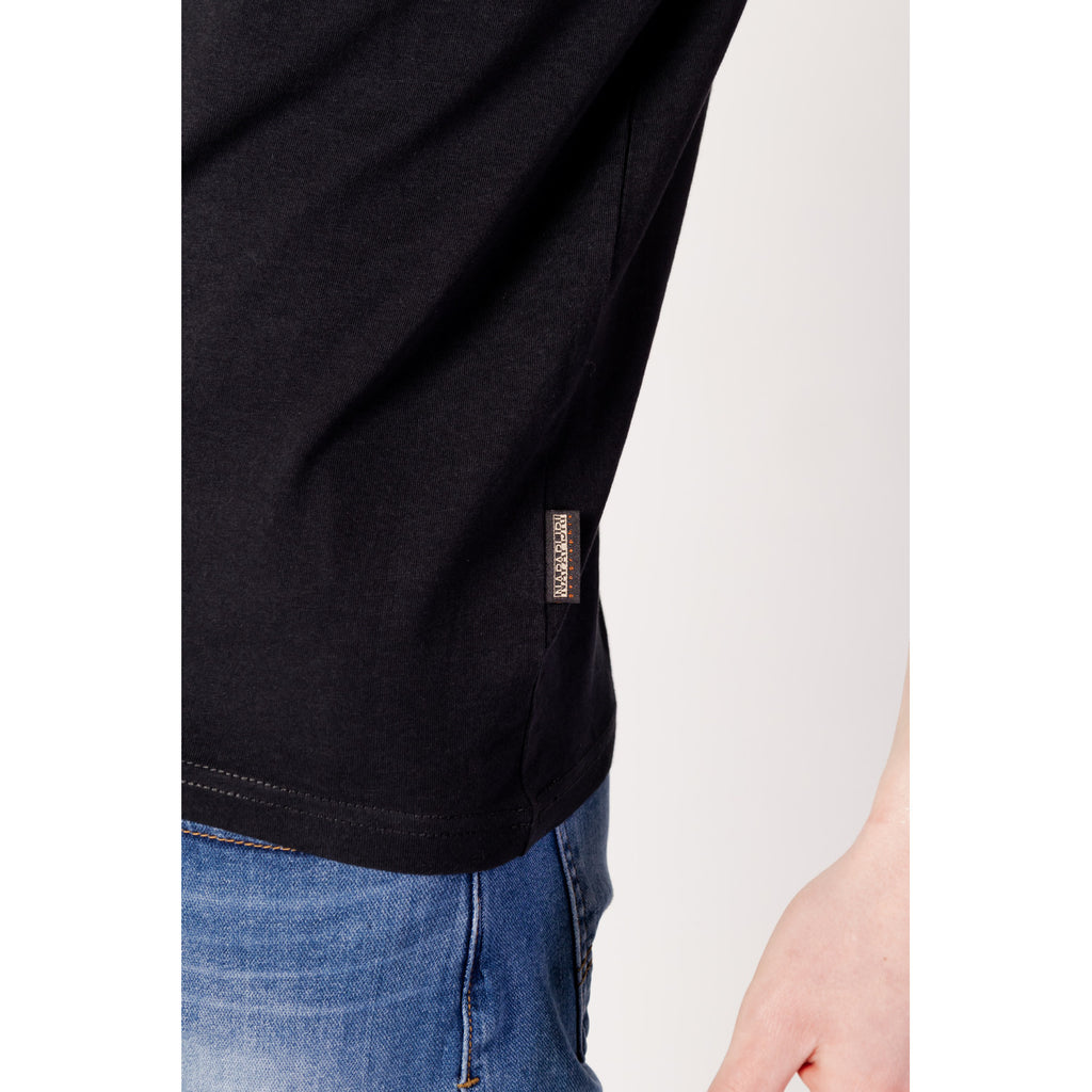 Napapijri — T-shirt WH7_10484700009_BLACK noir homme — vue 4