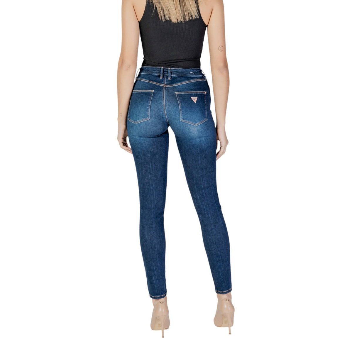 Guess — jeans W2ya46d4q03 voor dames - kleur blauw — afbeelding 5
