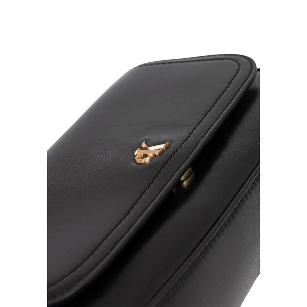 Calvin Klein — Sac noir réf. CK CONVERTIBLE CHAIN SMALL BAG femme — vue 4