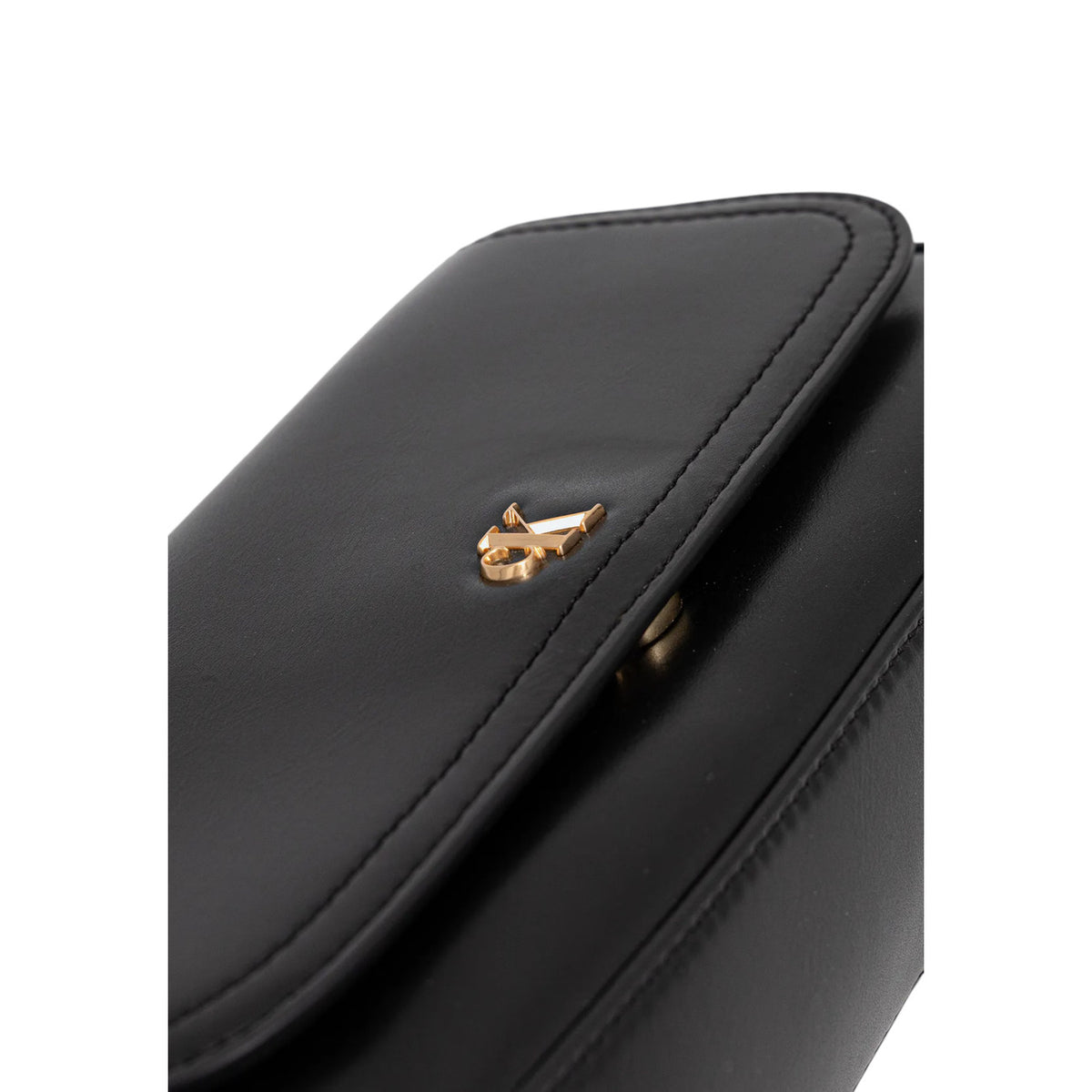 Calvin Klein — Sac noir réf. CK CONVERTIBLE CHAIN SMALL BAG femme — vue 4