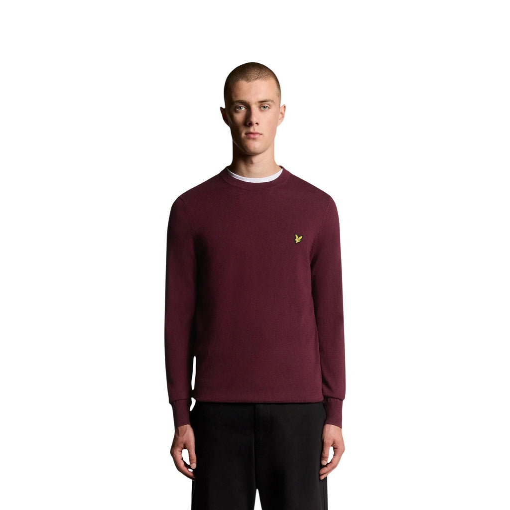 Lyle & Scott — Heren sweater met ronde hals van katoen — afbeelding 2