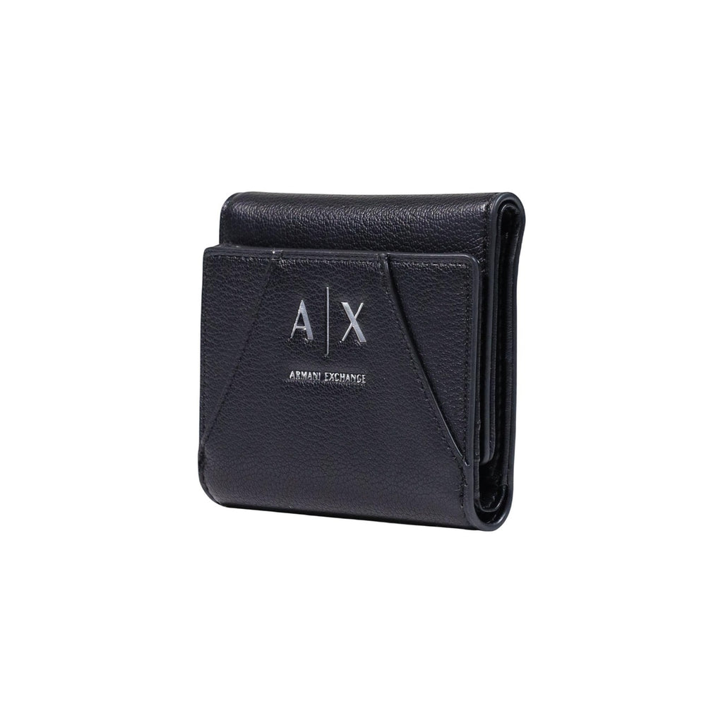 Armani Exchange — Compacte zwarte damesportefeuille — afbeelding 4