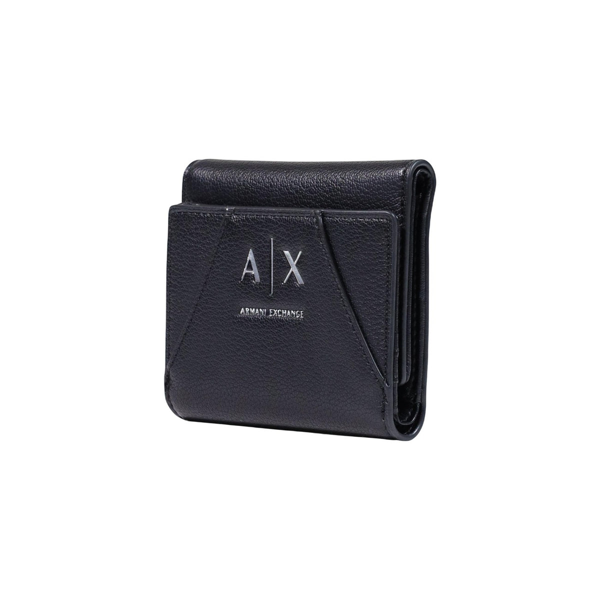 Armani Exchange — Compacte zwarte damesportefeuille — afbeelding 4