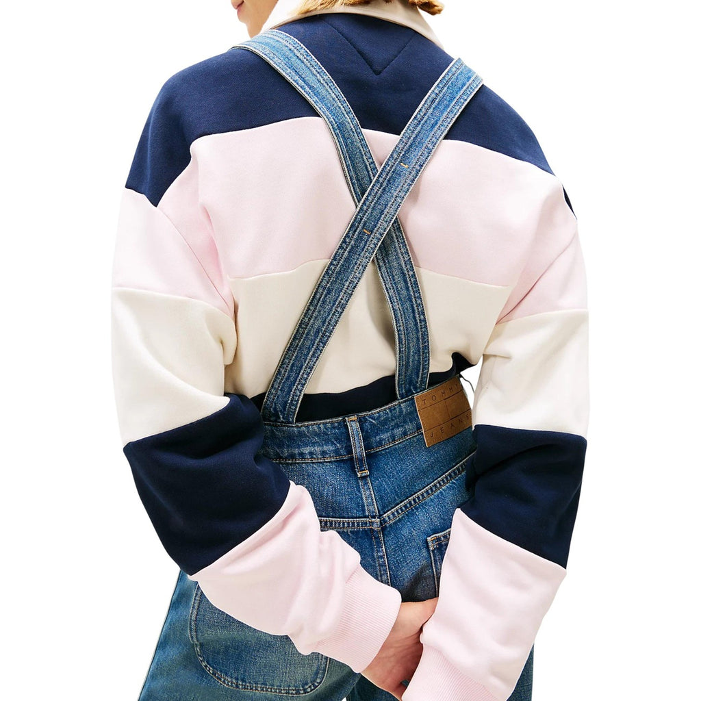 Tommy Jeans — Combinaison DW0DW22005 bleu azur femme — vue 4