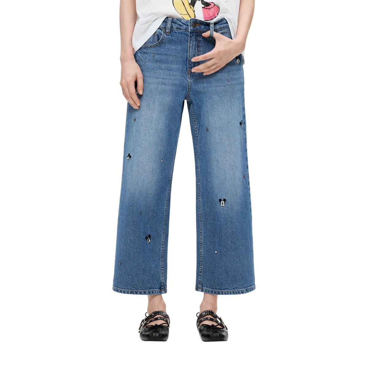 Desigual — Women’s blue Mickeym denim jeans
