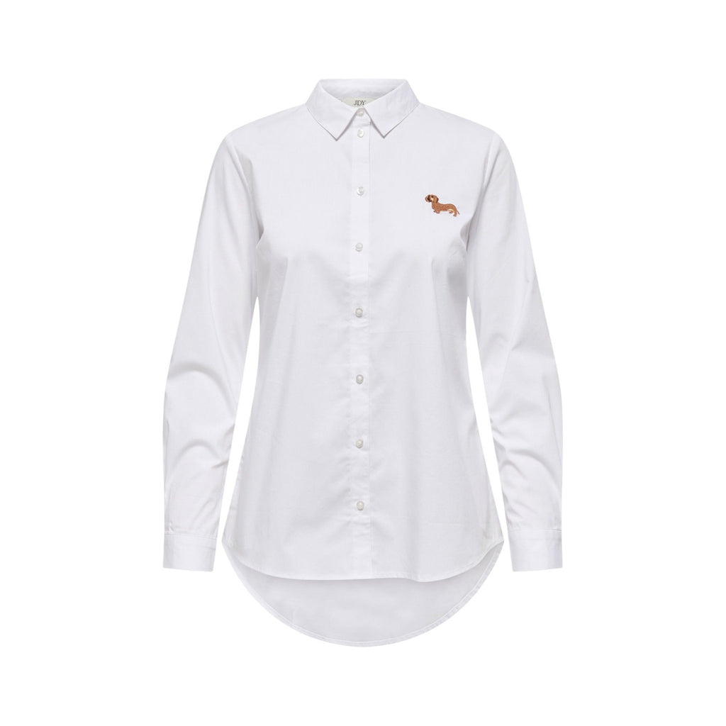Jacqueline de Yong — Shirt 15368291 round neck beige woman