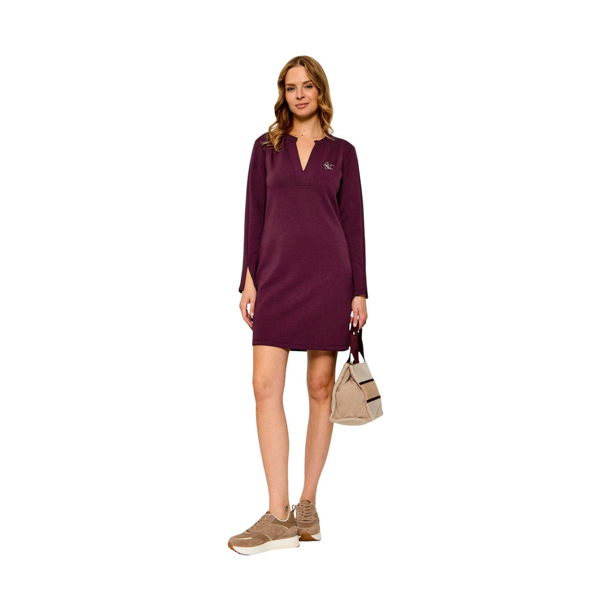 Liu Jo — Robe bordeaux réf. DRESS femme — vue 4