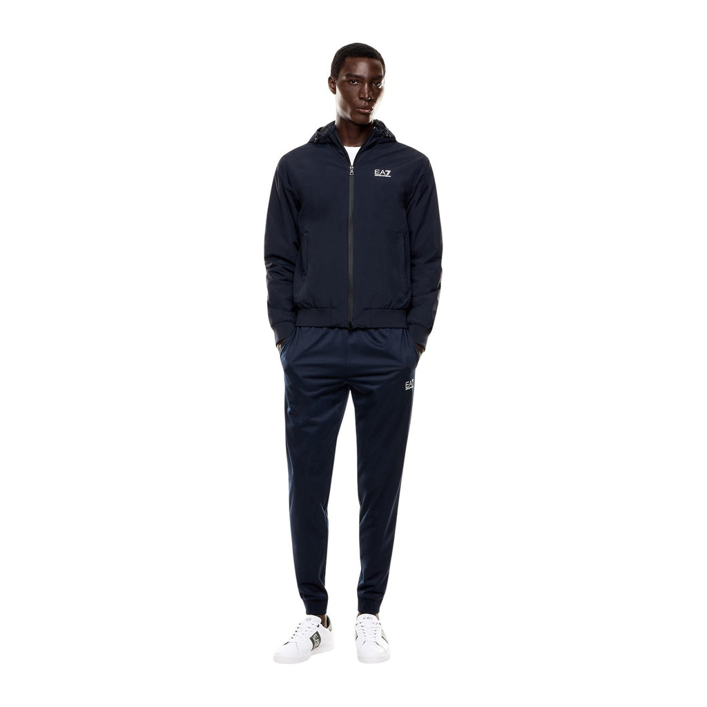 EA7 — Veste à capuche bleu homme — vue 3