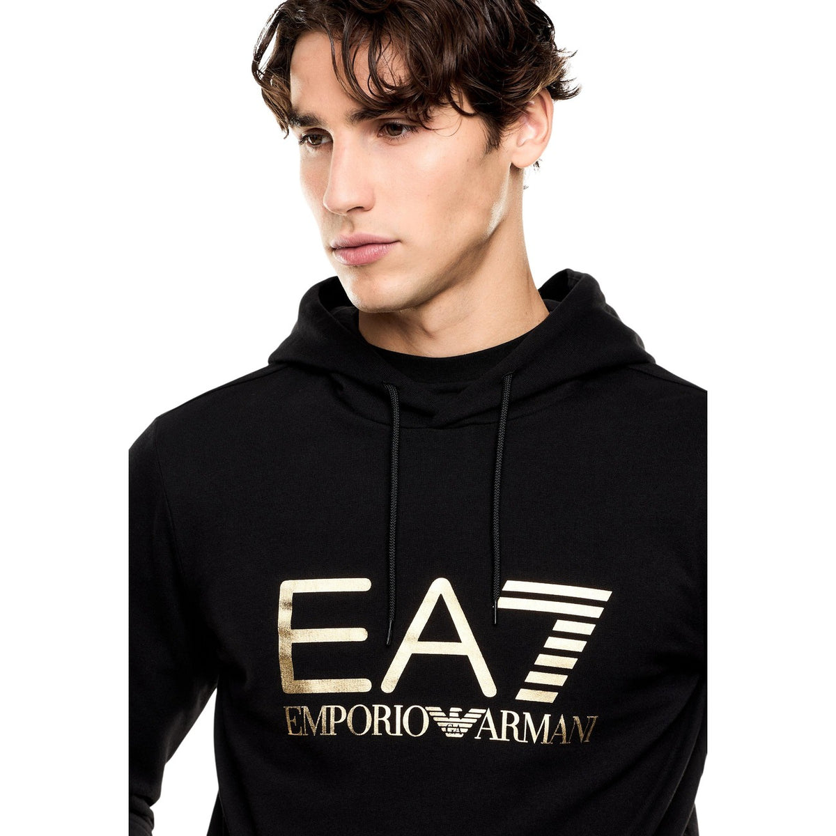 EA7 — Sweat-shirt noir homme — vue 4