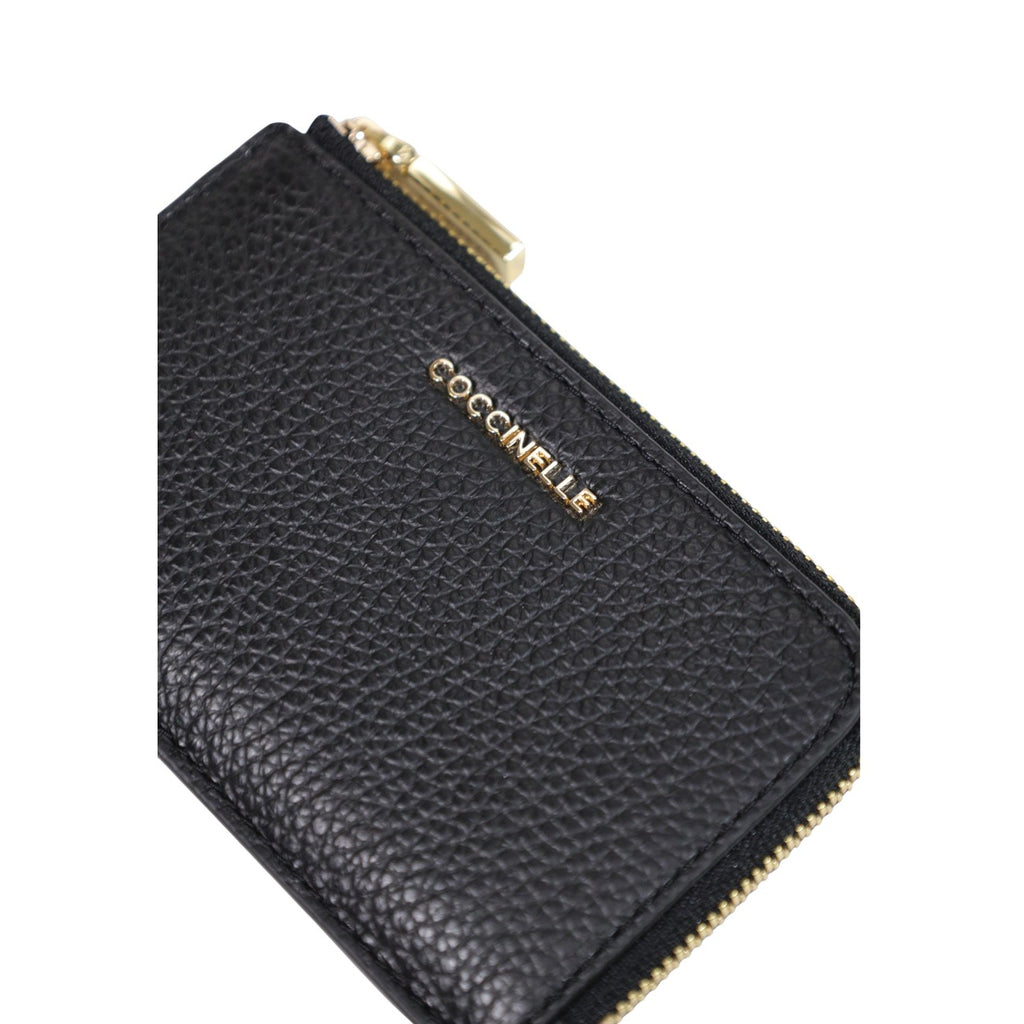 Coccinelle — Portefeuille réf. METALLIC SOFT noir femme — vue 5