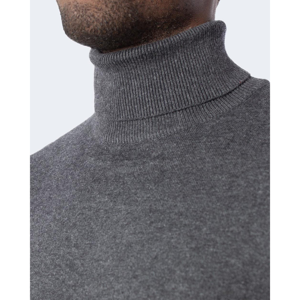 Jack & Jones — Blauwe heren coltrui — afbeelding 4