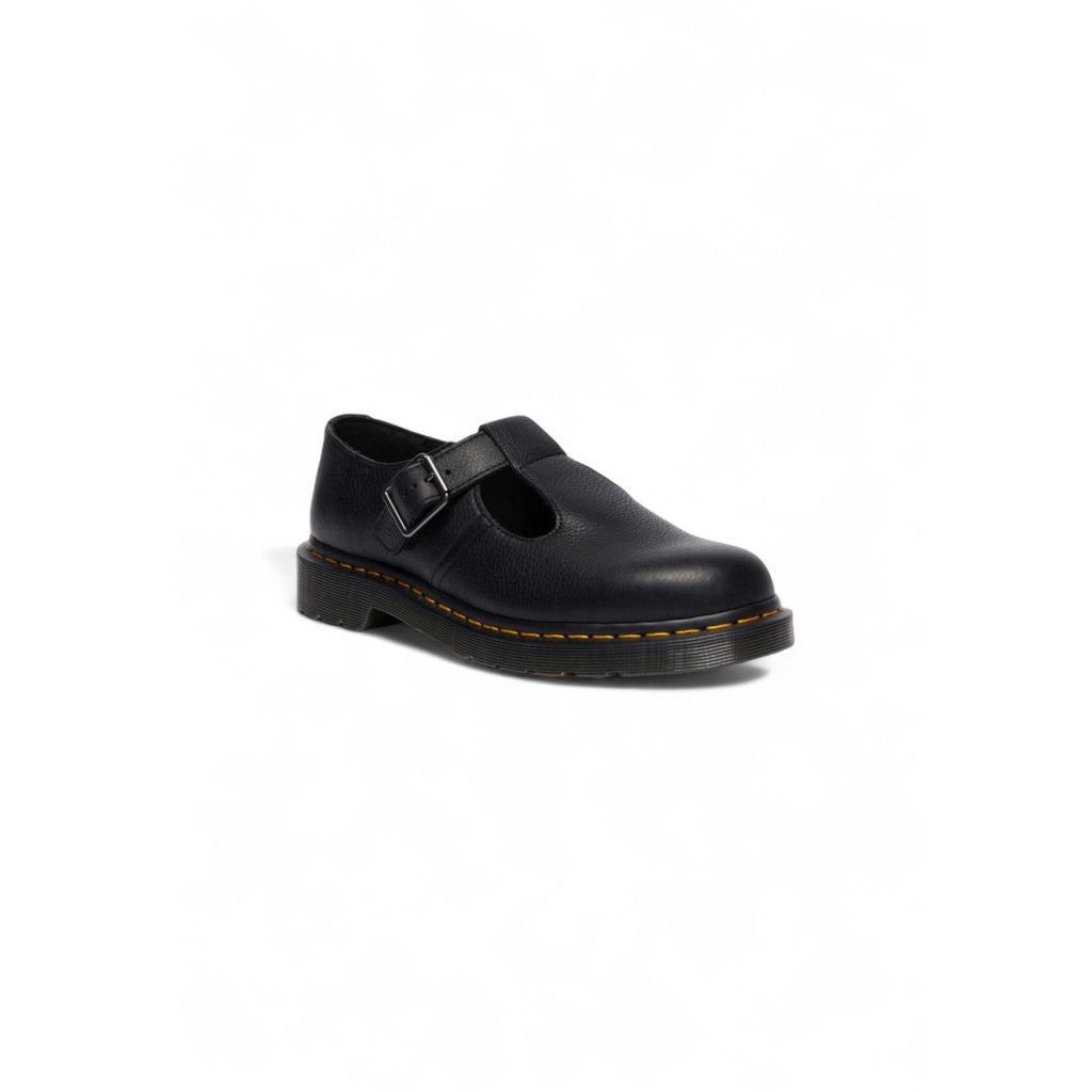 Dr. Martens — Chaussures basses réf. 41408001 en cuir noir femme — vue 4