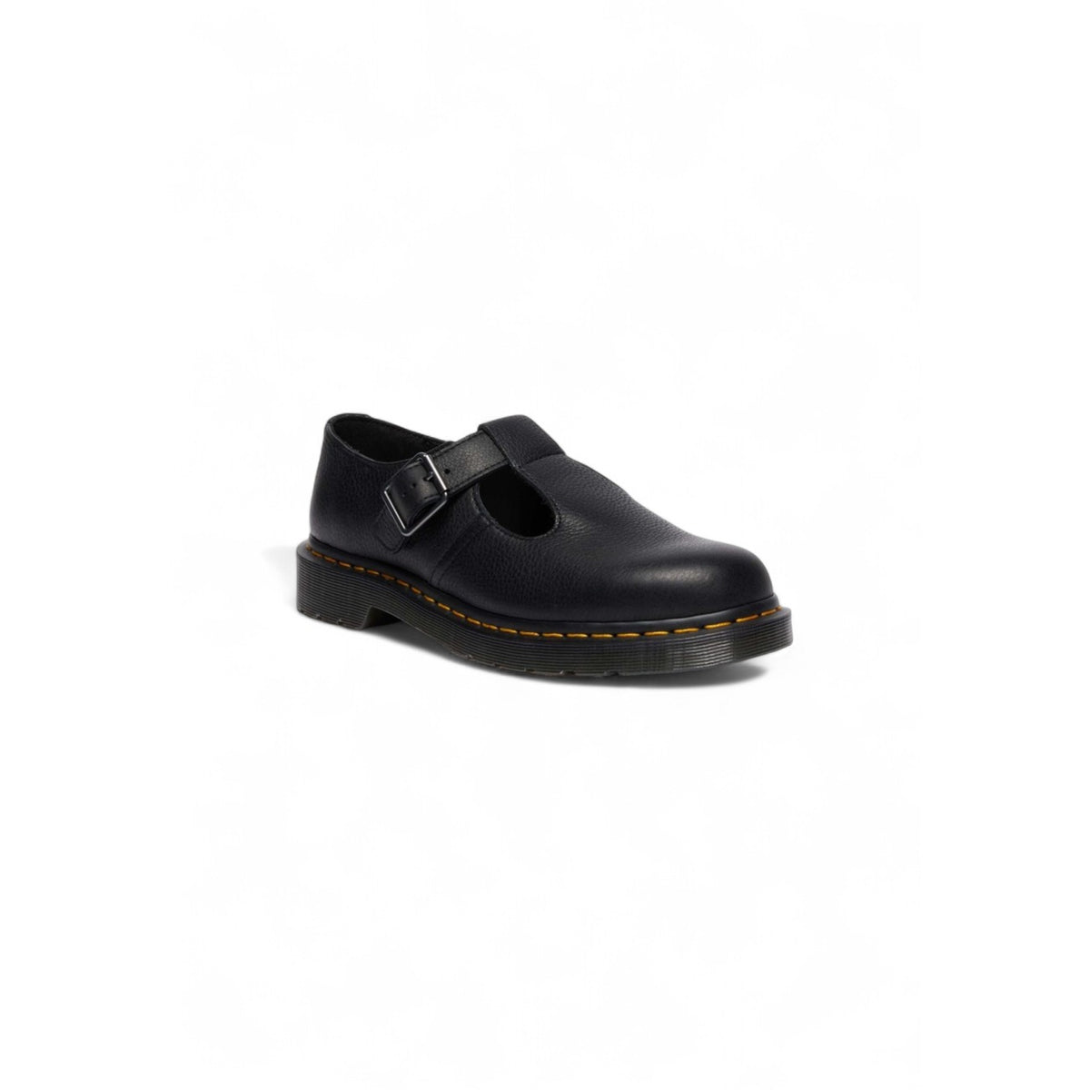 Dr. Martens — Chaussures basses réf. 41408001 en cuir noir femme — vue 4