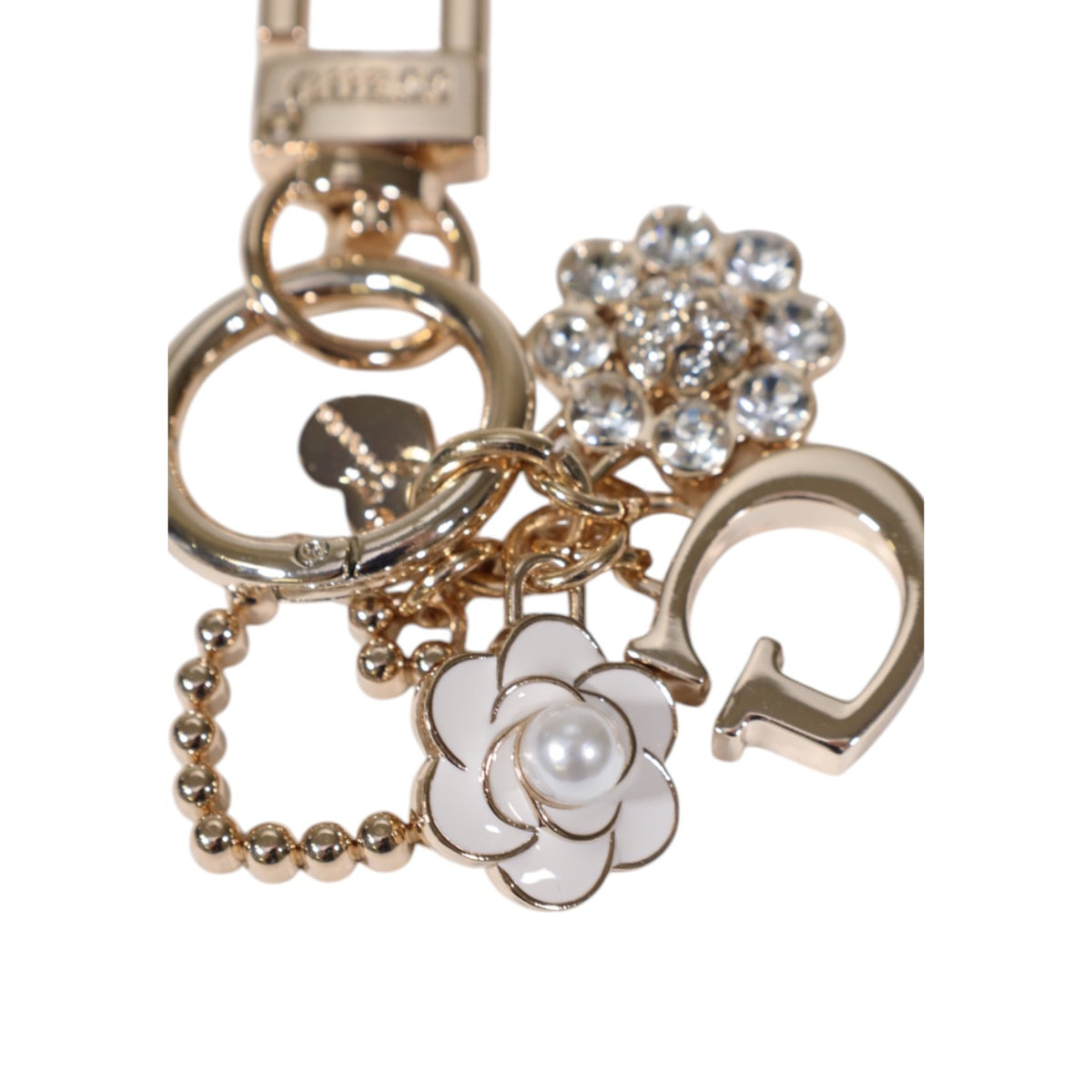 Guess — Rwr746 01030 women's key ring - gold color — view 4