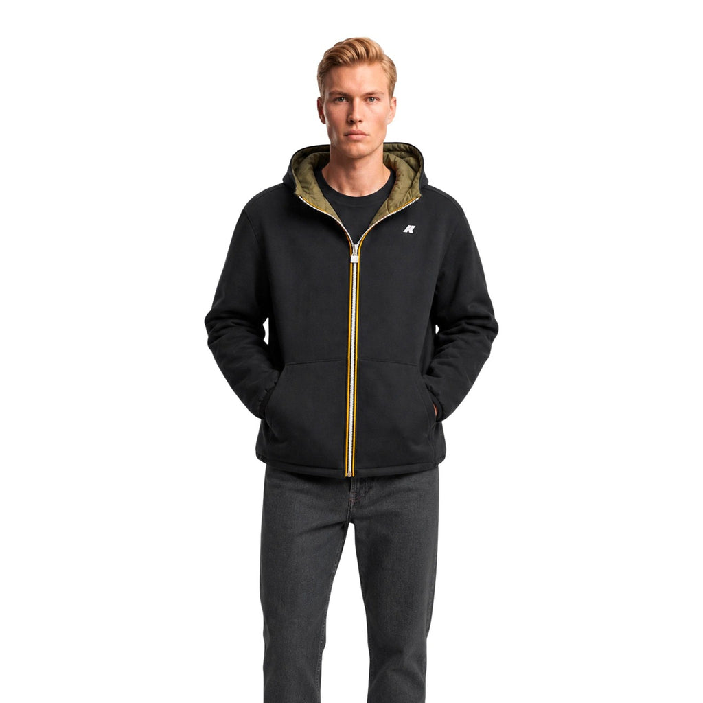 K-Way — Herrenjacke Jack Spacer Nylon Double schwarz