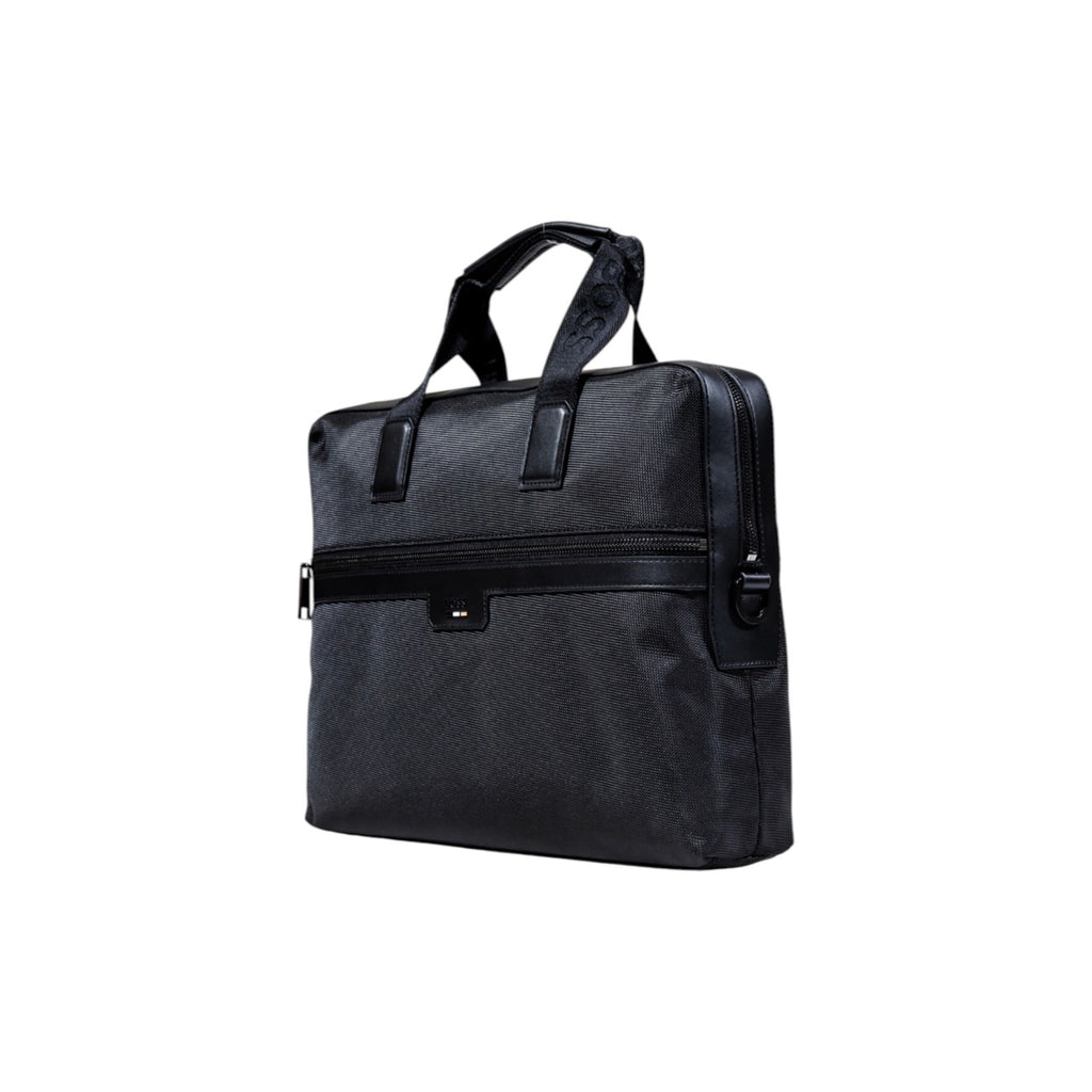 BOSS — Men's black Ray_N briefcase bag — view 4