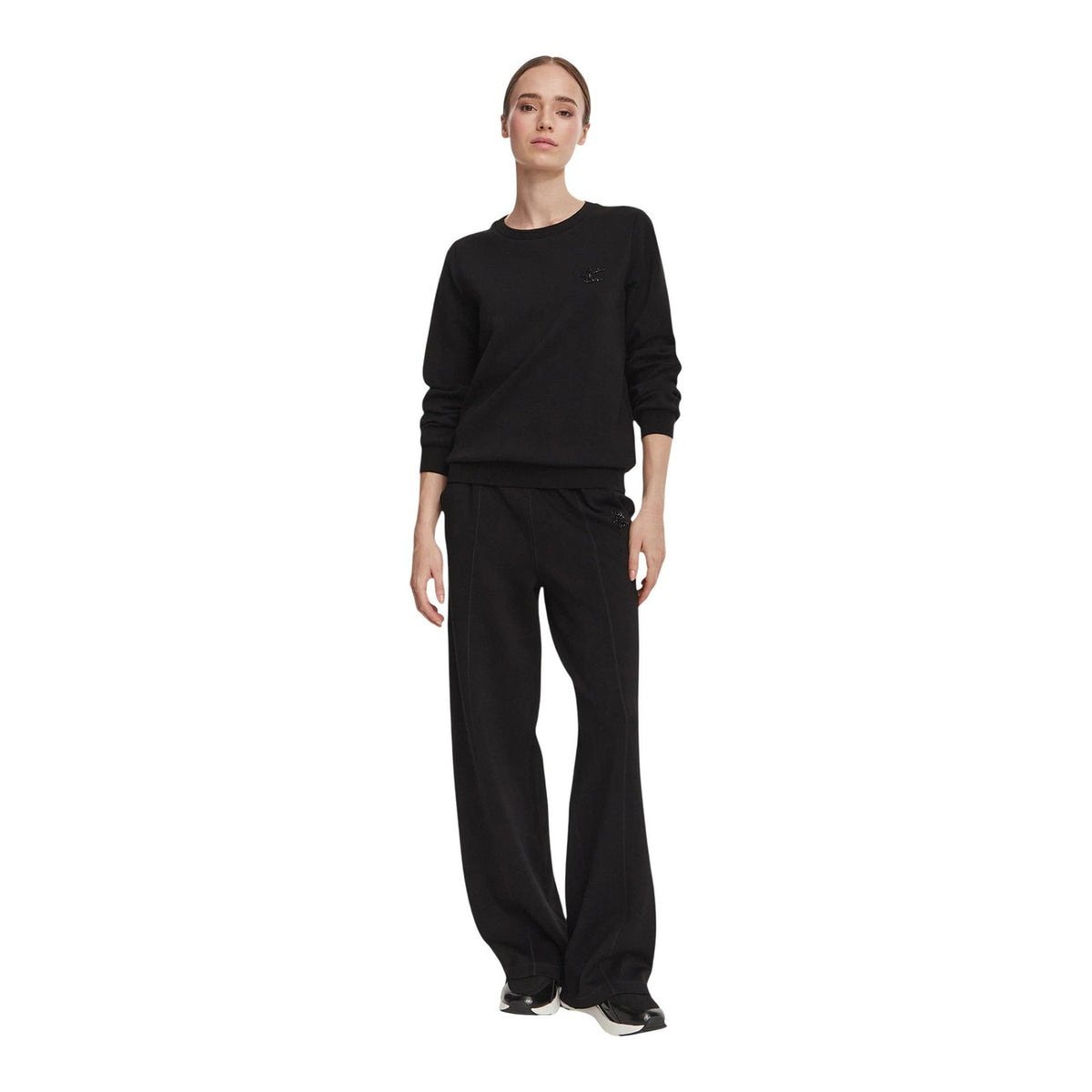 Liu Jo — T-shirt zwart ref. FELPA CHIUSA voor dames — afbeelding 2