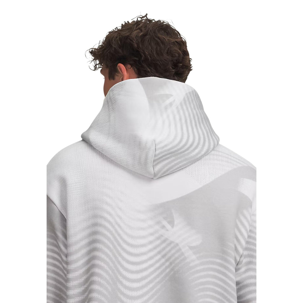Under Armour — Men's gray Icon Fleece Printed hoodie — view 4