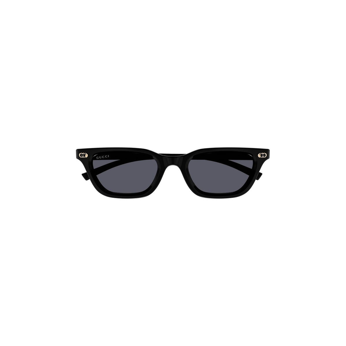 Gucci — Lunettes de soleil en acétate noir 50 mm femme — vue 2