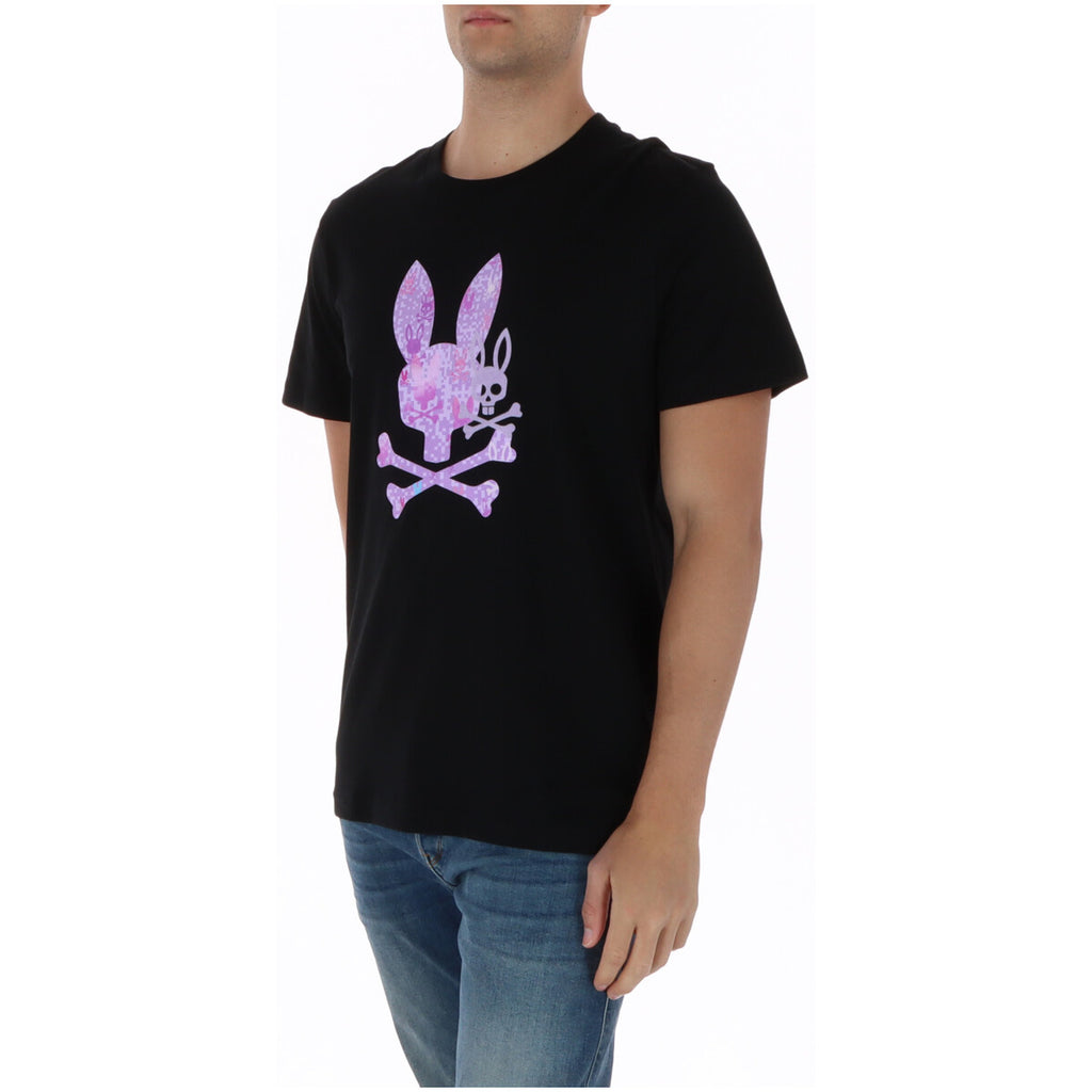 Psycho Bunny — T-shirt MT0200249 noir homme — vue 3