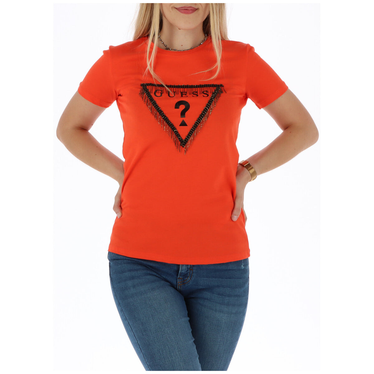 Guess — Dames-T-shirt Q1gi03kak90