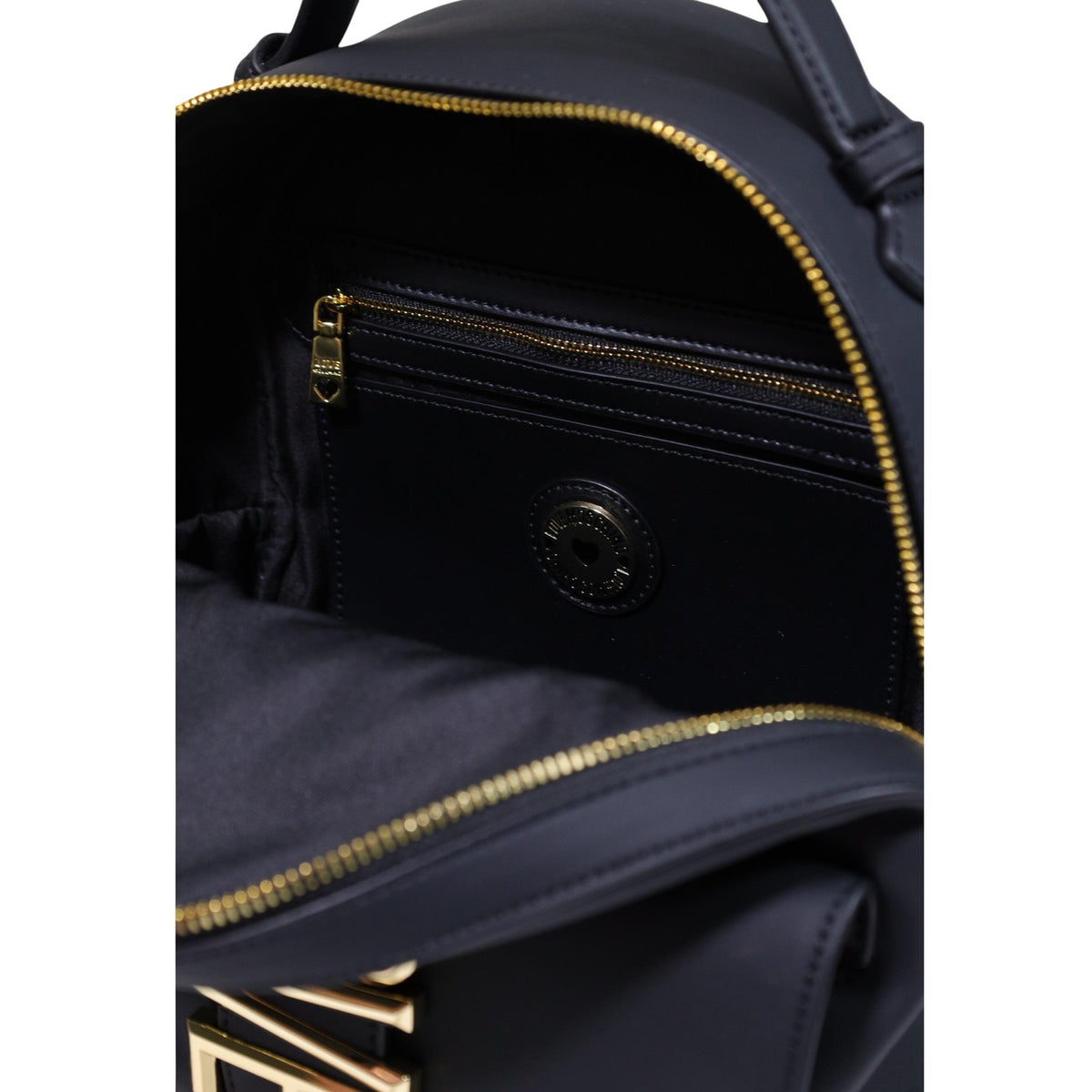 Love Moschino — Schwarzer Rucksack 13 × 28 × 10 cm Damen — Ansicht 5