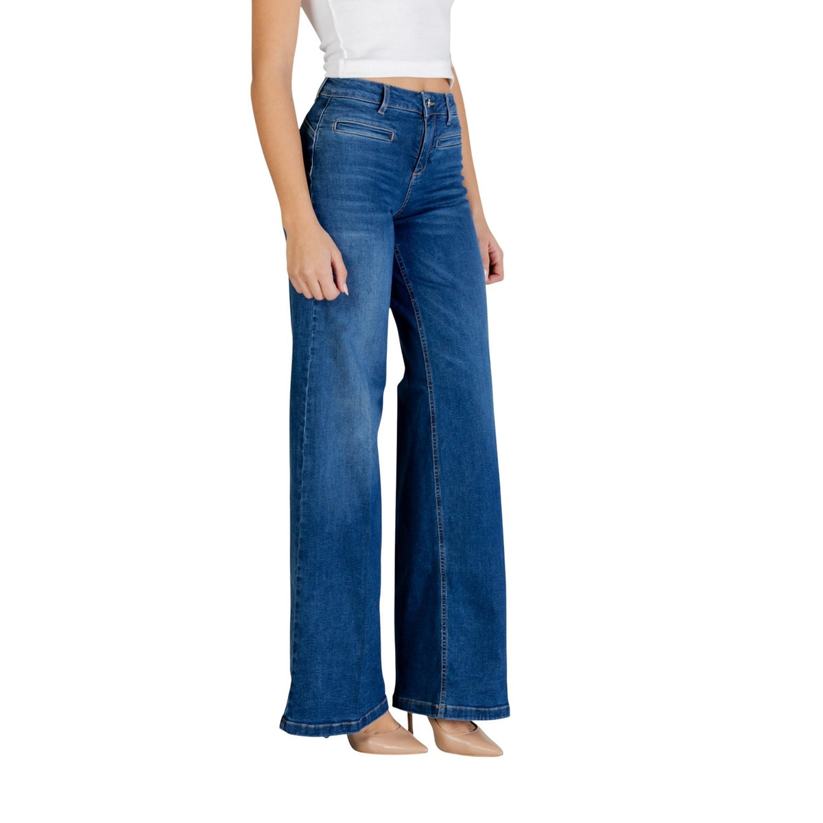 Liu Jo — Blue pants ref. ECS B.UP PARFAIT FLARE H.W. woman — view 3