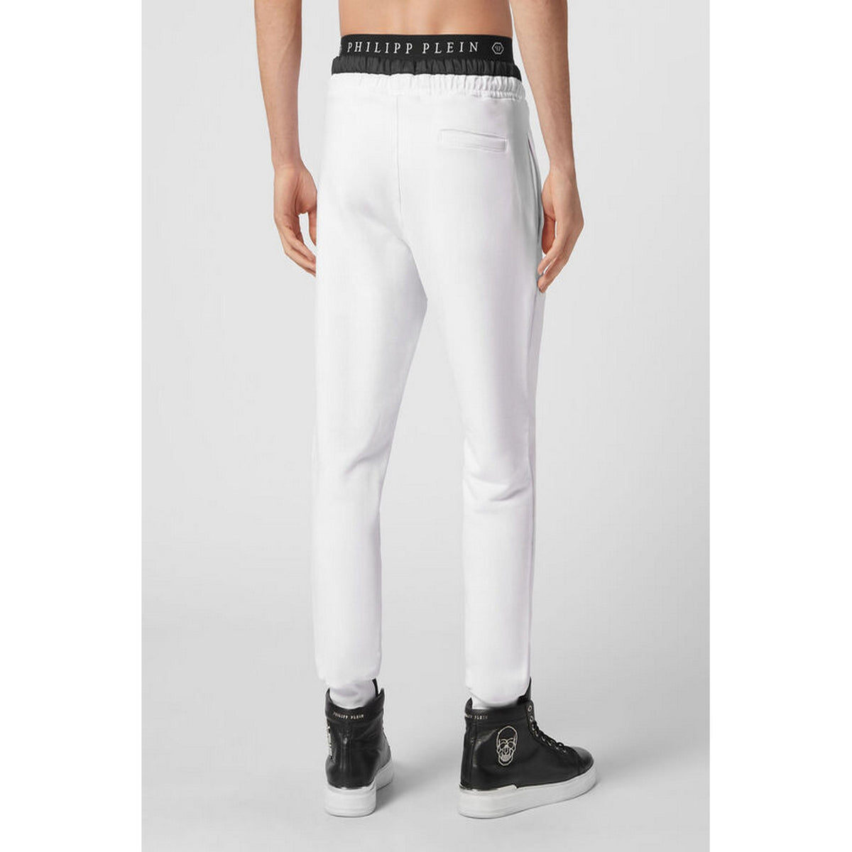 Philipp Plein — Pantalon B_44601 blanc homme — vue 3